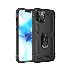 Nevarium iPhone 12 Pro Sofya Yüzüklü Standlı Silikon Kılıf
