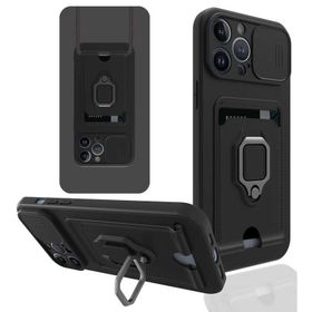 Nevarium iPhone 13 Pro Max Zuma Kartvizit Yüzüklü İpli Silikon Kılıf
