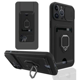 Nevarium iPhone 13 Pro Zuma Kartvizitli Yüzüklü İpli Silikon Kılıf