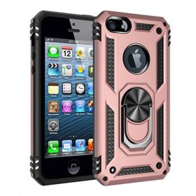 Nevarium iPhone 5 Sofya Yüzüklü Standlı Silikon Kılıf