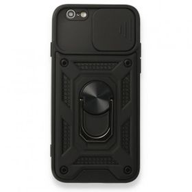 Nevarium iPhone 6 Pars Lens Yüzüklü Standlı Silikon Kılıf