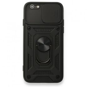 Nevarium iPhone 6 Pars Lens Yüzüklü Standlı Silikon Kılıf