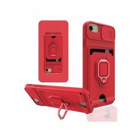 Nevarium iPhone 7 Zuma Kartvizitli Yüzüklü İpli Silikon Kılıf