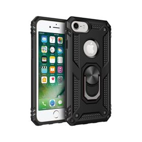 Nevarium iPhone 8 Sofya Yüzüklü Standlı Silikon Kılıf