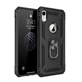 Nevarium iPhone XR Sofya Yüzüklü Standlı Silikon Kılıf