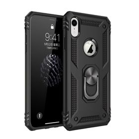 Nevarium iPhone XR Sofya Yüzüklü Standlı Silikon Kılıf