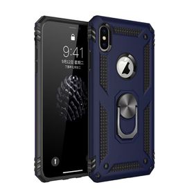Nevarium iPhone XS Max Sofya Yüzüklü Standlı Silikon Kılıf