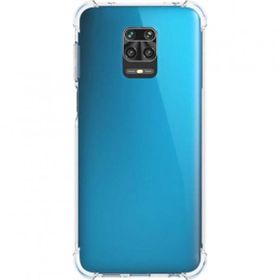 Nevarium Xiaomi Redmi Note 9S Antishock Darbe Emici Şeffaf Silikon Kılıf
