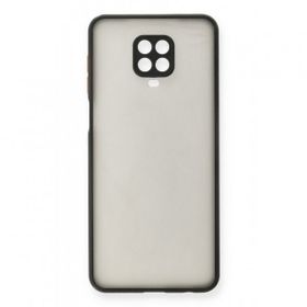 Nevarium Xiaomi Redmi Note 9S Arkası Buzlu Montreal Silikon Kapak Kılıf