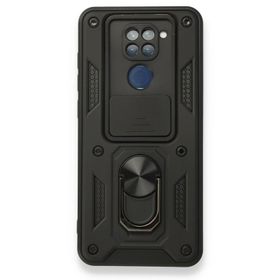 Nevarium Xiaomi Redmi Note 9S Pars Lens Yüzüklü Silikon Kılıf