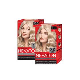 Nevaton 10.0 Platin Kalıcı Krem x2 Saç Boyası