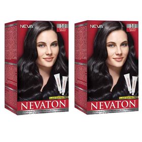 Nevaton 3.0 Koyu Kahve Kalıcı 2 Kutu Krem Saç Boyası
