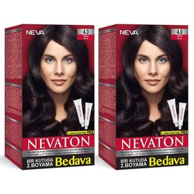 Nevaton 4.0 Kahve Kalıcı 2 Kutu Krem Saç Boyası