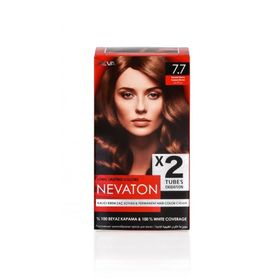 Nevaton 7.7 Karamel Kahve 2'li Saç Boyası