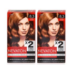 Nevaton 8.3 Altın Sarısı Kalıcı Krem x2 Saç Boyası