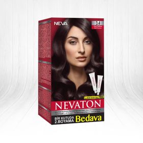 Nevaton Kalıcı Krem 3.4 Koyu Kestane Saç Boyası
