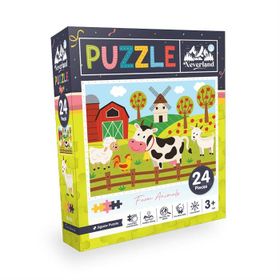 Neverland Farm Animals 24 Pieces Jigsaw Çiftlik Hayvanları Puzzle