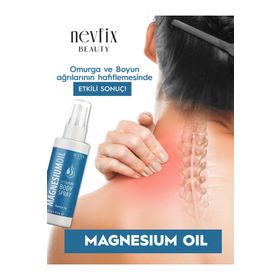 Nevfix Beauty Magnesium Oil 200 ml Magnezyum Yağı Ağrı Spreyi