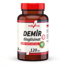 Nevfix Demir Bisglisinat 17 mg 120 Tablet