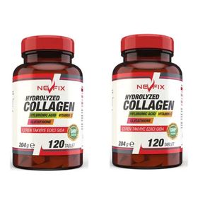 Nevfix Hydrolyzed Collagen Hyaluronic Acid Vitamin C 120 Tablet