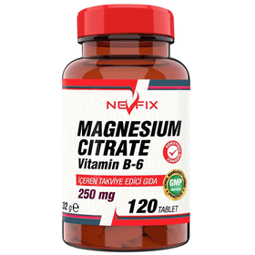 Nevfix Magnesium Citrate Vitamin B6 120 Tablet