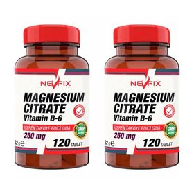 Nevfix Magnesium Citrate Vitamin B6 120 Tablet