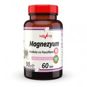 Nevfix Magnezyum Kedi Otu Passiflora 60 Tablet