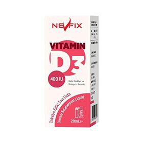 Nevfix Vitamin D3 400 IU İçeren 20 ml Sprey