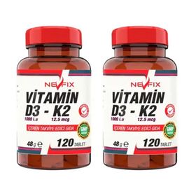 Nevfix Vitamin D3 K2 2x120 Tablet