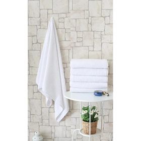 Nevresim Dünyası Otel Tipi Beyaz 4'lü 70x140 cm Banyo Havlusu