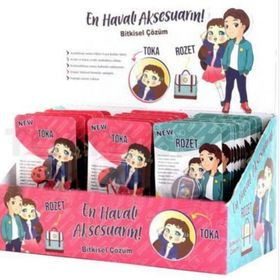 New 12 Adet Bit Rozeti + 12 Adet Bit Tokası