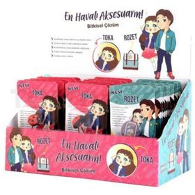 New 12 Adet Bit Rozeti + 12 Adet Bit Tokası