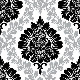 New Art 1056-A Damask Desenli Duvar Kağıdı