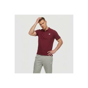 New Balance 3415 Erkek Bordo Polo Yaka Tişört