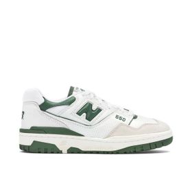 New Balance 550 White Green Unisex Spor Ayakkabı