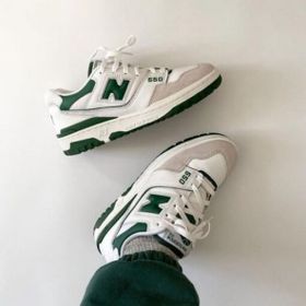 New Balance 550 White Green Unisex Spor Ayakkabı