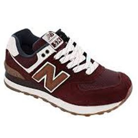 New Balance 574 Bordo Kadın Spor Ayakkabı