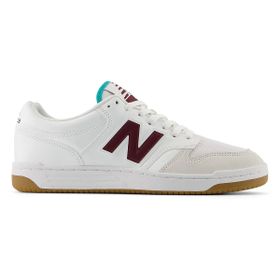 New Balance BB480LFT Beyaz - Bordo Unisex Spor Ayakkabı