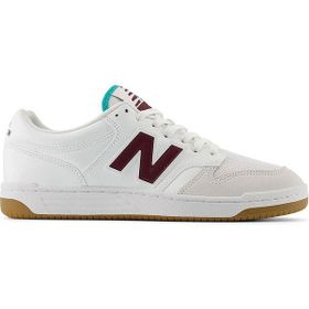 New Balance BB480LFT Beyaz - Bordo Unisex Spor Ayakkabı