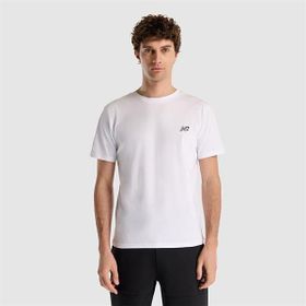 New Balance MNT1537-WT Beyaz Yuvarlak Yaka Erkek T-shirt