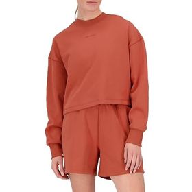New Balance WNC3369-MHY Gri Kadın Sweatshirt