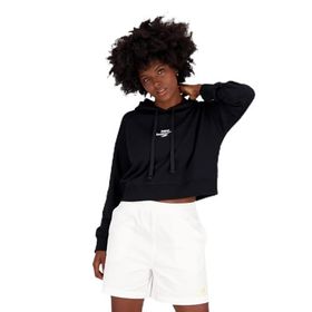 New Balance WNH3377-BK Siyah Kapüşonlu Kadın Sweatshirt