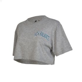 New Balance WNT1304-AG Gri Kadın T-shirt