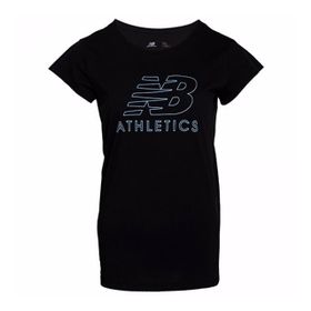 New Balance WPS003-BK Nb Athletics Womens Tee Kadın T-Shirt
