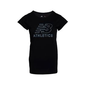 New Balance WPS003-BK Nb Athletics Womens Tee Kadın T-Shirt