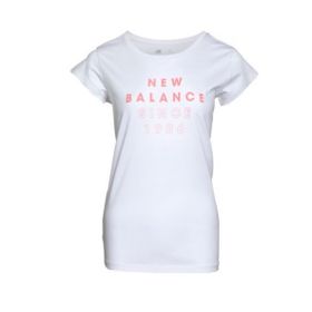 New Balance WPS004-WT Beyaz Kadın T-shirt