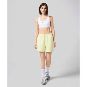 New Balance WS41508-LLT-381 Sarı Athletics French Terry Short Kadın Şort