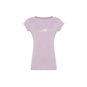 New Balance WTT2033-PBR Mor Kadın T-shirt
