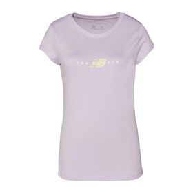 New Balance WTT2033-PBR Mor Kadın T-shirt
