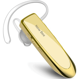 New Bee Tek Altın Kablosuz Bluetooth Kulaklık